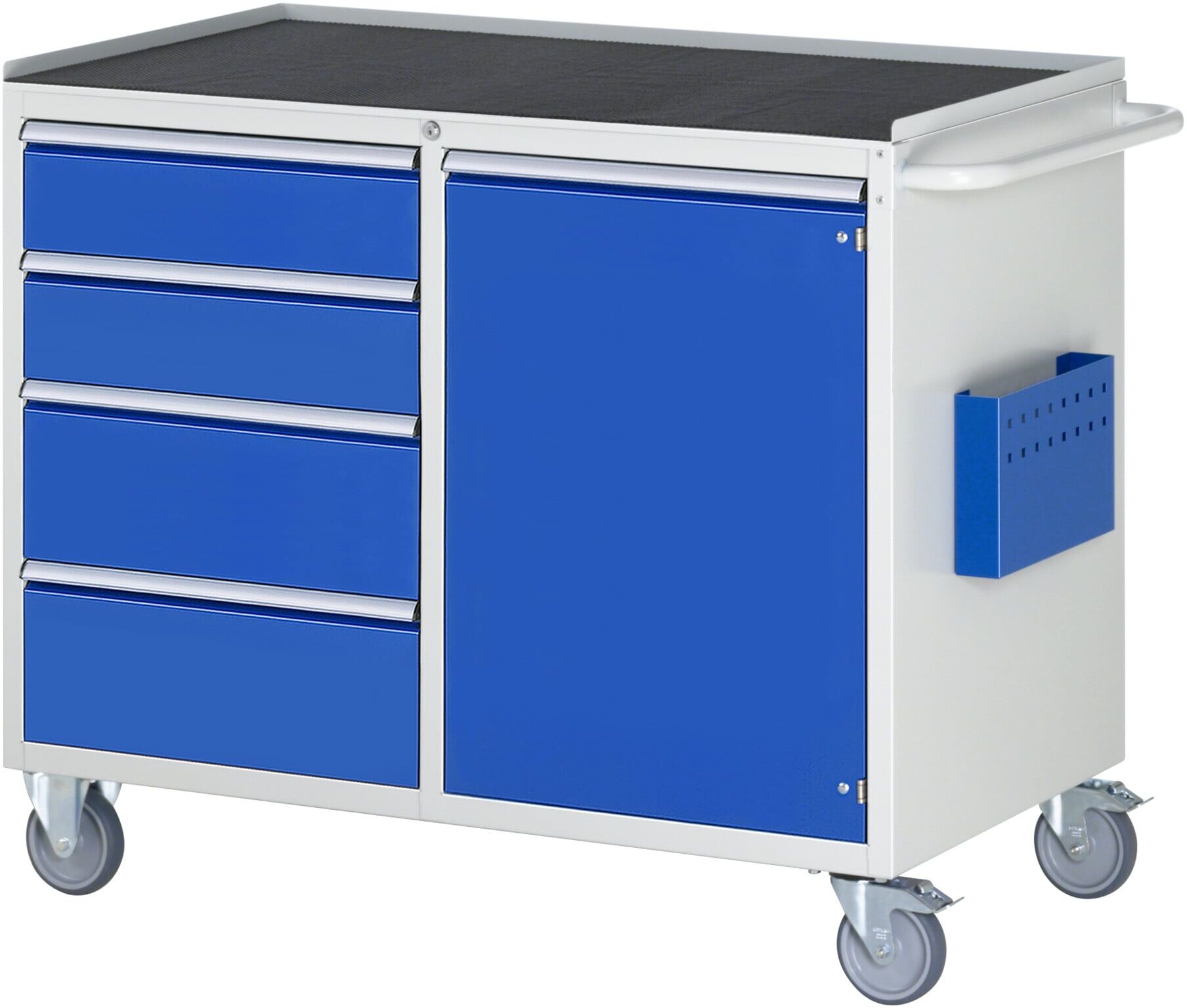 Rau Montagewagen LL5.20, B1145xT650xH975mm, 4x Schublade-TA, 1x Tür, MT-Top-25mm (05-LL5.20.12A-MT.11)