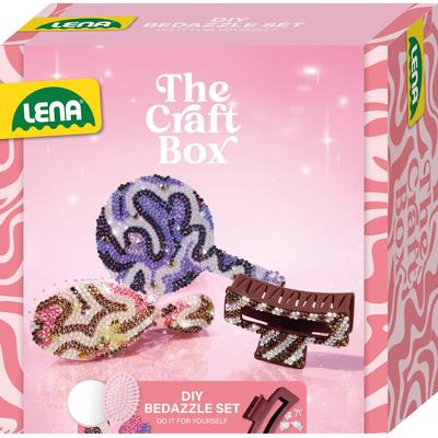 Kreativset LENA "The Craft Box, DIY Bedazzle Set", bunt, Kreativsets, Kinder