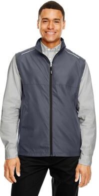 CORE365 CE703 Men's Techno Lite Unlined Vest in Carbon size 4XL   Polyester