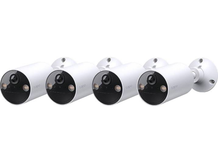 Caméra de sécurité WiFi TP-Link Tapo C410\, installation extérieure/intérieure - 4 unités