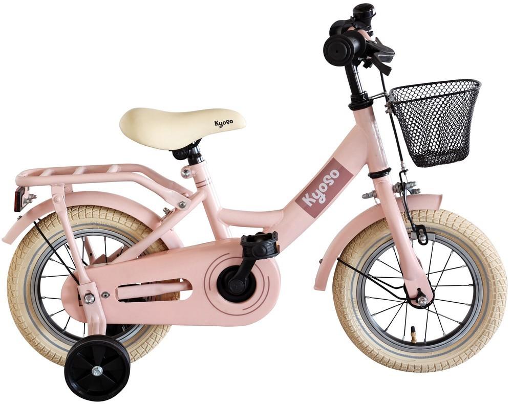 Kinderfahrrad Kyoso Sparkle 12 Zoll mit Rücktrittbremse - Matt Rosa