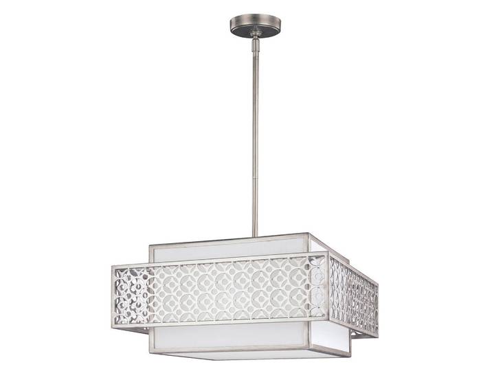 Elstead Lighting Hängeleuchte Kenney, Silberfarben, Metall, 35.2 cm, RoHS, Lampen & Leuchten, Innenbeleuchtung, Hängeleuchten, Pendelleuchten