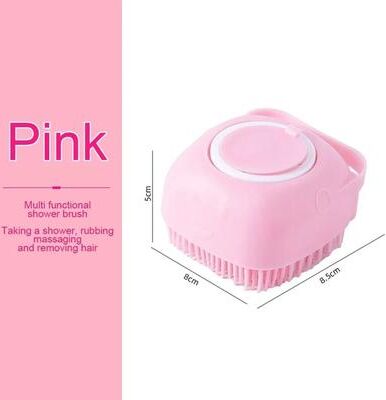 Uplift Essentials Spa Flow Silicone Bathing & Massage Brush pink