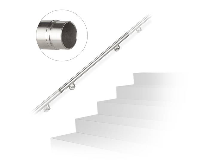 Handlauf 100cm erweiterbar Silber