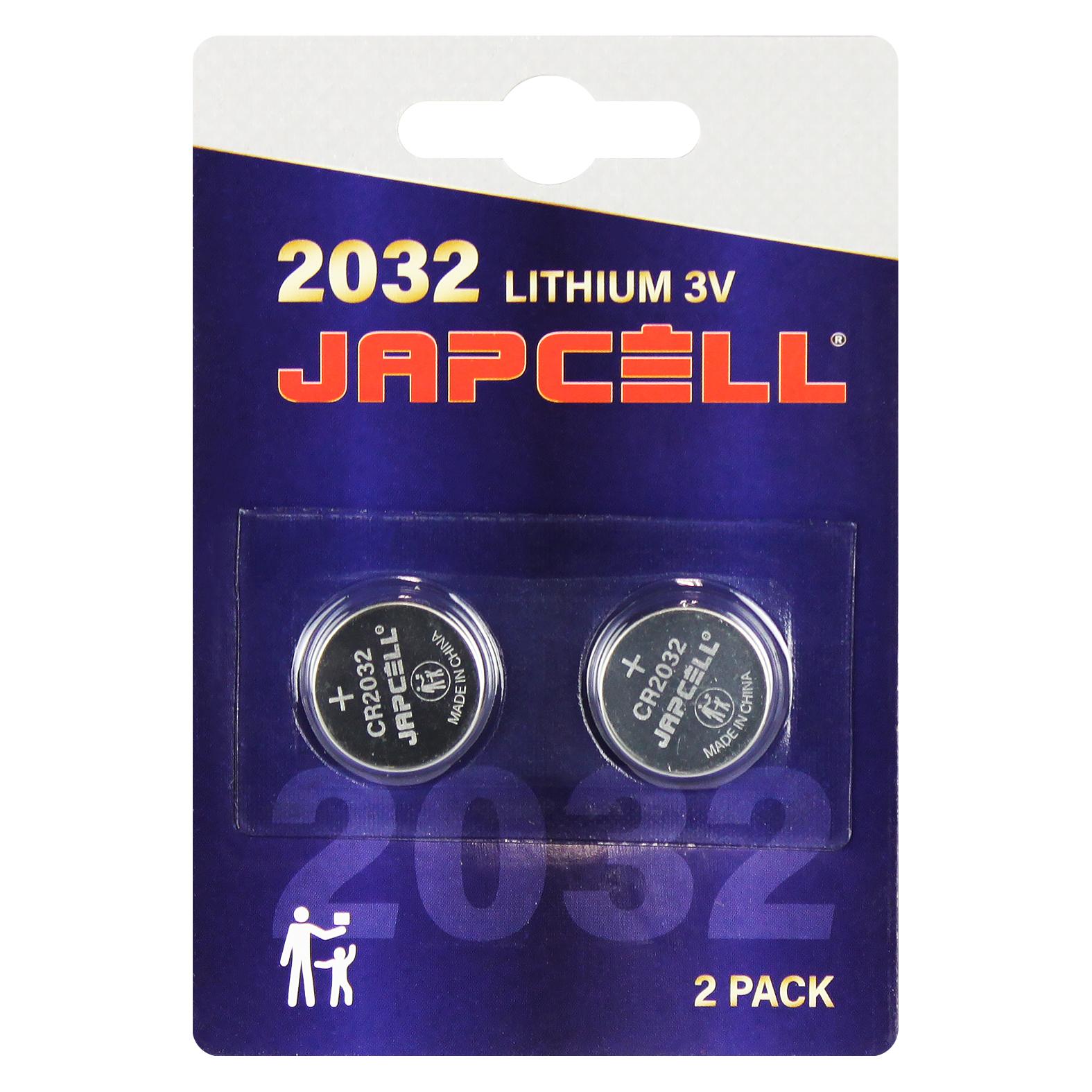 LKD Lithium CR2032 Batterien (2 Stk., CR2032) (JAPCELL)