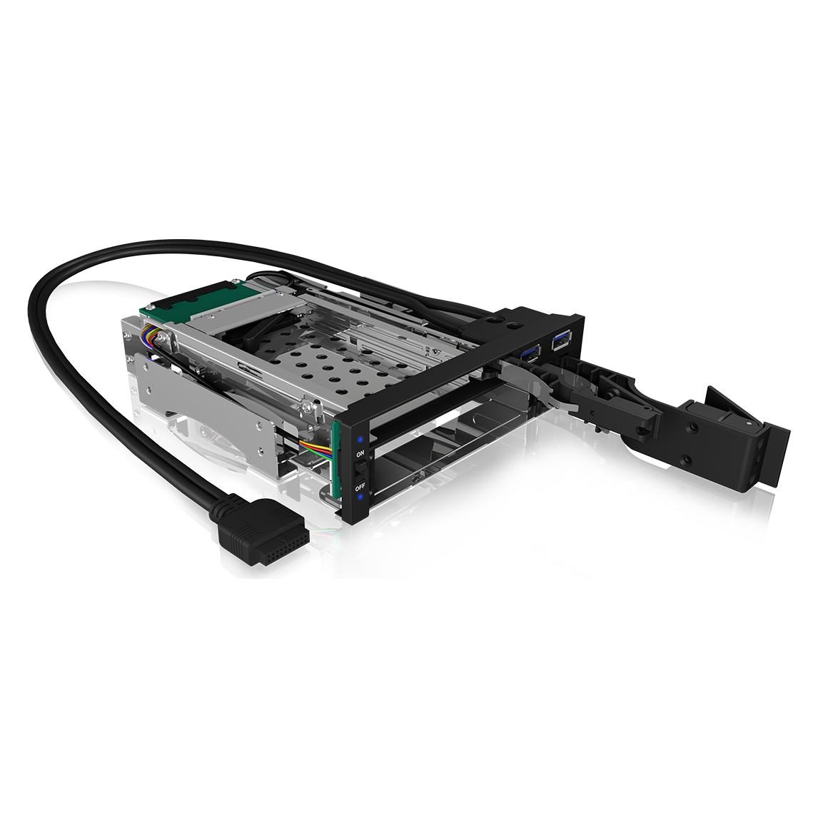 Icy Box IB-174SSK-U - Mobiles Speicher-Rack - 2.5", 3.5" (6.4 cm, 8.9 cm) (IB-174SSK-U)