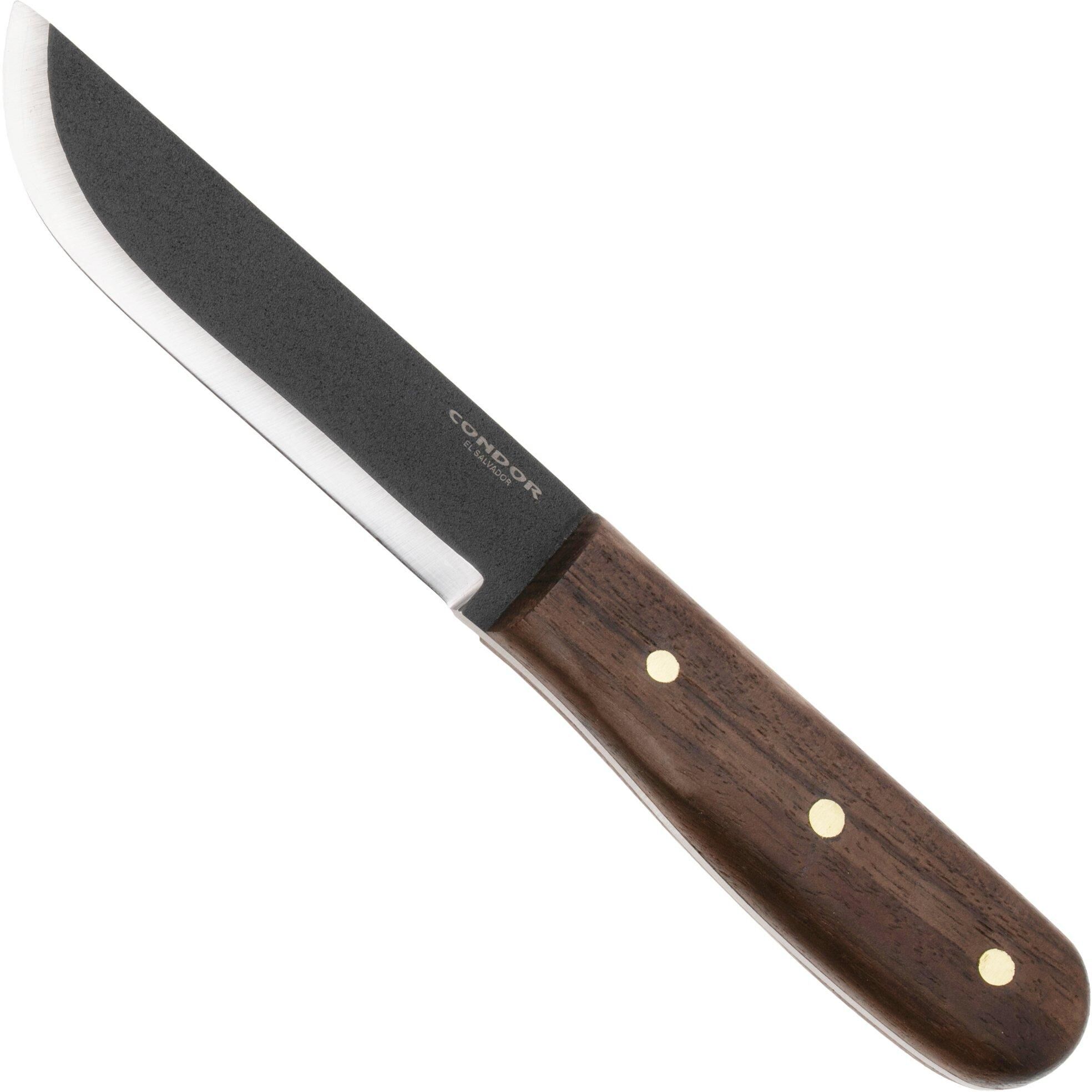 Condor Bushcraft Basic Knife CTK236-5HC Powdercoated 1075, Walnut, coltello da bushcraft