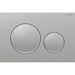 Geberit Sigma20 Betätigungsplatte für 2-Mengenspülung Edelstahl gebürstet, Easy-...