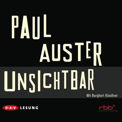 Unsichtbar - Paul Auster, Audio, 4056198067857