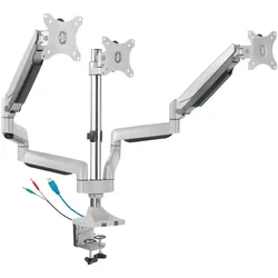 ICY BOX Monitorständer mit Tischhalterung für drei Monitore bis zu 32 (81 cm)