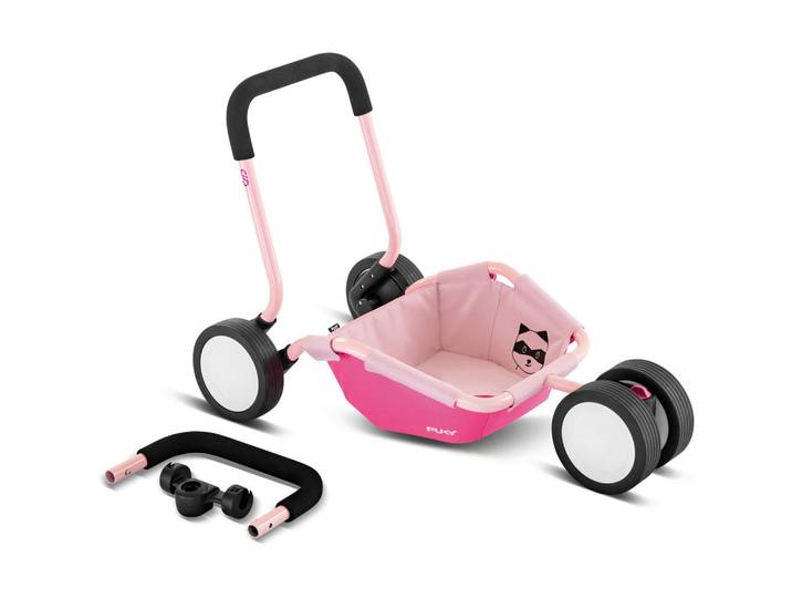 Puky Lauflernwagen Traily, Hellrosa, Metall, 48.5-51.5x70 cm, Spielzeug, Babyspielzeug, Lauflernwagen