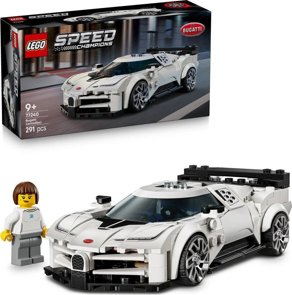 LEGO Speed Champions 77240 Bugatti Centodieci hypersportwagen