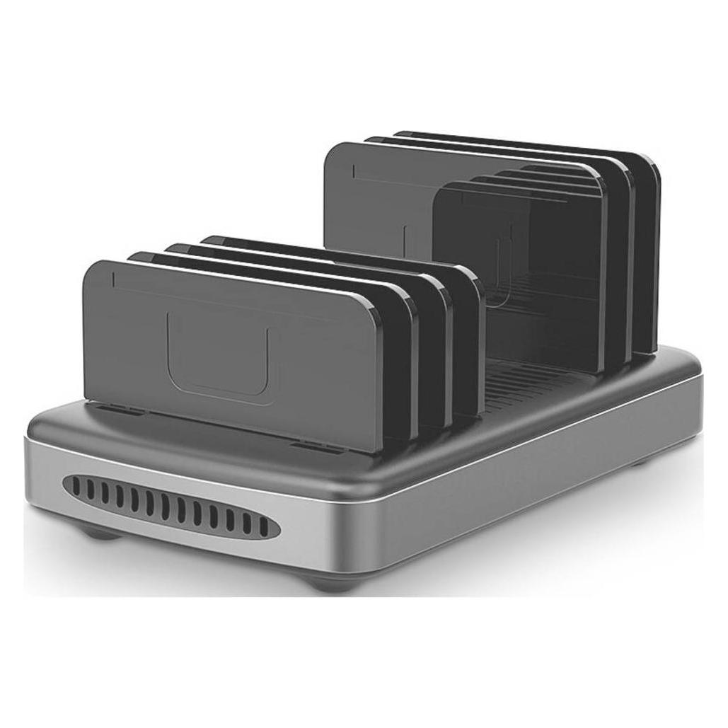 Lindy 160W 6 Port USB-Ladestation Zum gleichzeitigen Laden von bis zu 6 Smartphones, Tablets und/oder eine (160 W) (73436)