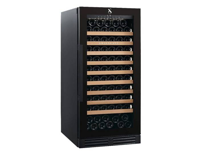 Swisscave Weinkühlschrank WLB-360F-MIX.. für 112 Flaschen, 127cm (H) - 5 Jahre Garantie, für 112 Standardflaschen á 0,75l,1-Zonen Weinkühlschrank, 112 Flaschen, 127 cm (H)