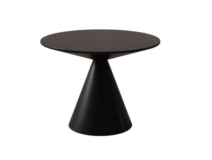 YCCHAH Sofatisch Kreativer Beistelltisch, moderner Wohnzimmer-Sofa-Couchtisch, Kleiner Tisch, runder, Nachttisch aus Schmiedeeisen Wohnzimmer-Beistelltisch(Black,L)