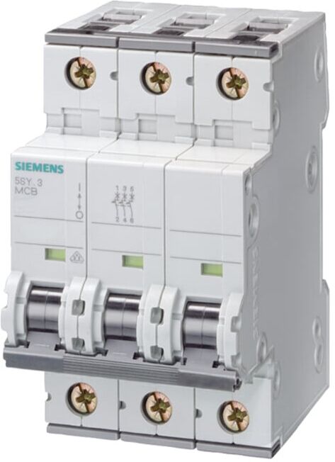 Siemens Disjoncteur industriel numérique C32A, 3 pôles, T=70, 10kA 5SY4332-7 (5SY43327)