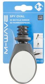 M-Wave Spy Oval Cykelspejl Med Gummibeslag