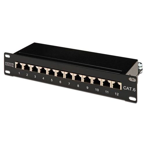 Digitus Patchfeld 10" Zoll DN-91612S 12 Port ungeschirmt Cat. 6