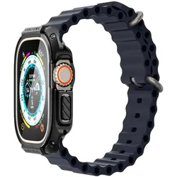 Spigen Tough Armor 49mm, Smartwatch Zubehör, Schwarz