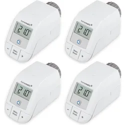 Homematic IP 153412A0, Heizkörper-Thermostat, 4 Stück, Thermostat, Weiss