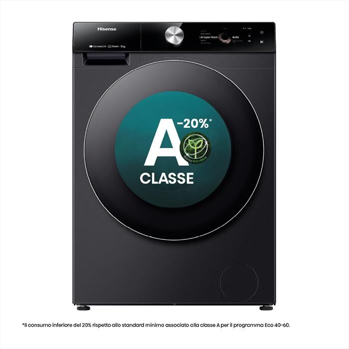 Hisense Lavatrice Wf7s1247bb 12 Kg Classe A-nero