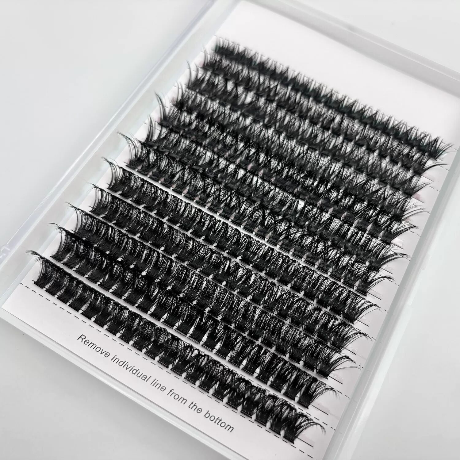 INF Falsche Wimpern - Französischer Cluster