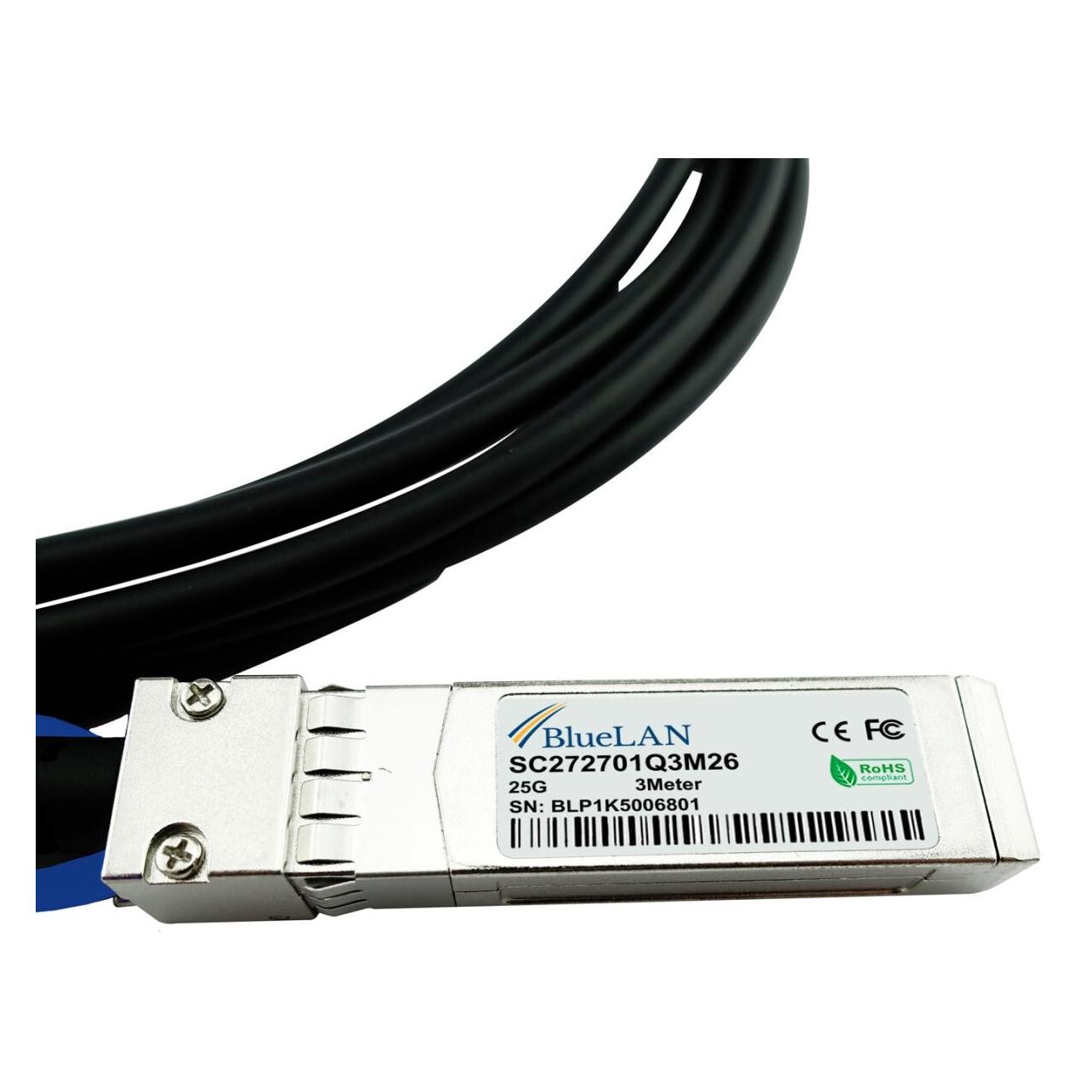 BlueLAN HPE Aruba JL488A kompatibles DAC SFP28 SC272701Q3M26 (JL488A-BL)