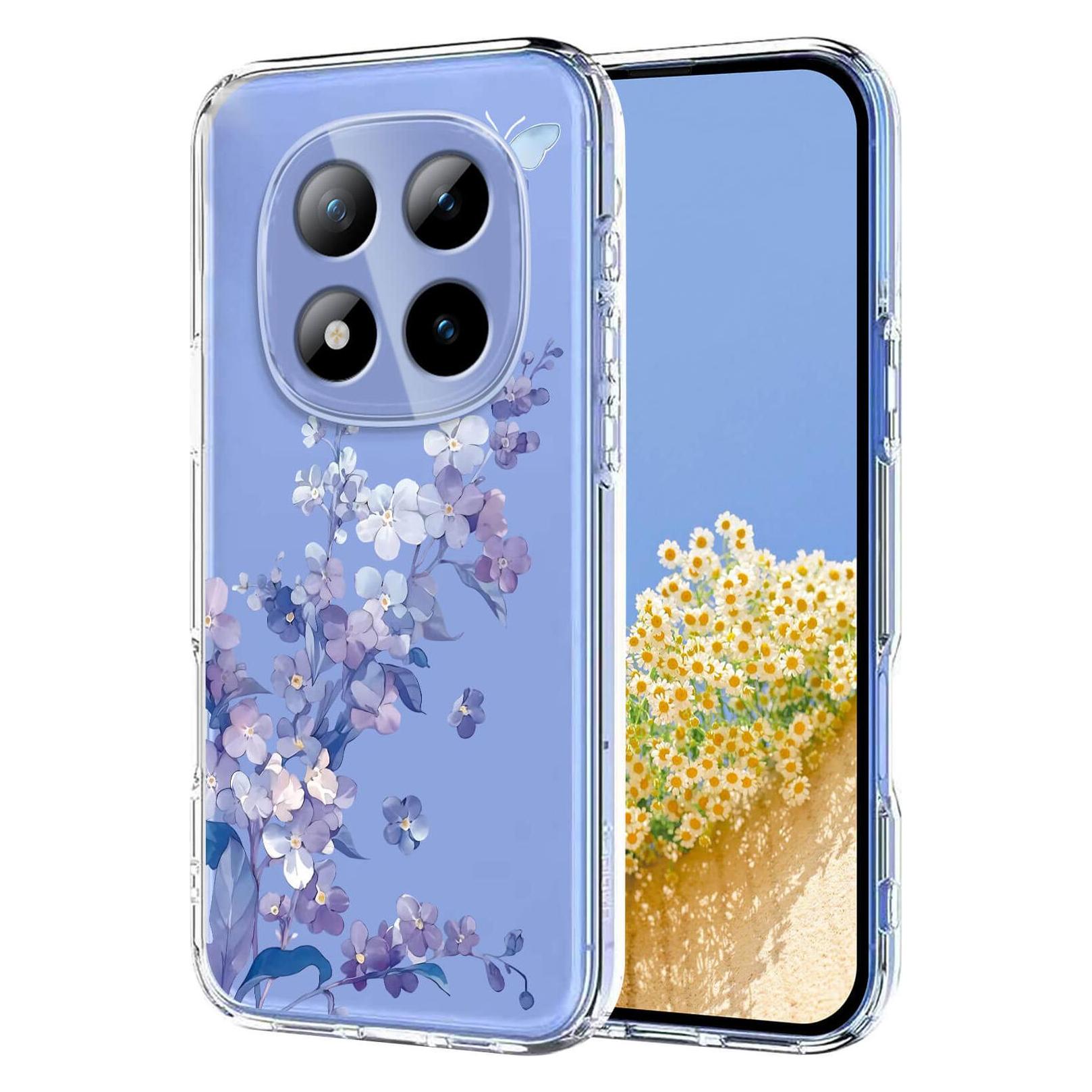 Cover-Discount Silikon Gummi Hülle Blumen (Xiaomi Poco M8 Pro, Xiaomi Redmi Note 15 Pro+) (68494995)