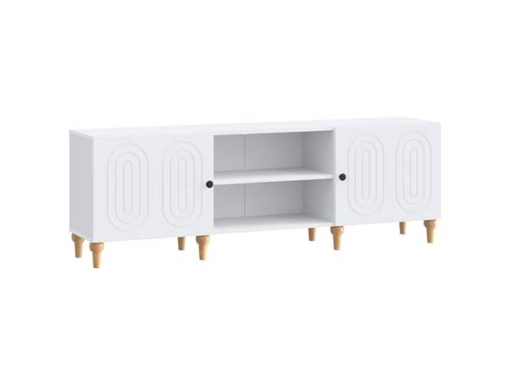 Makastle TV-Schrank Weiß 150x31x50 cm Holzwerkstoff