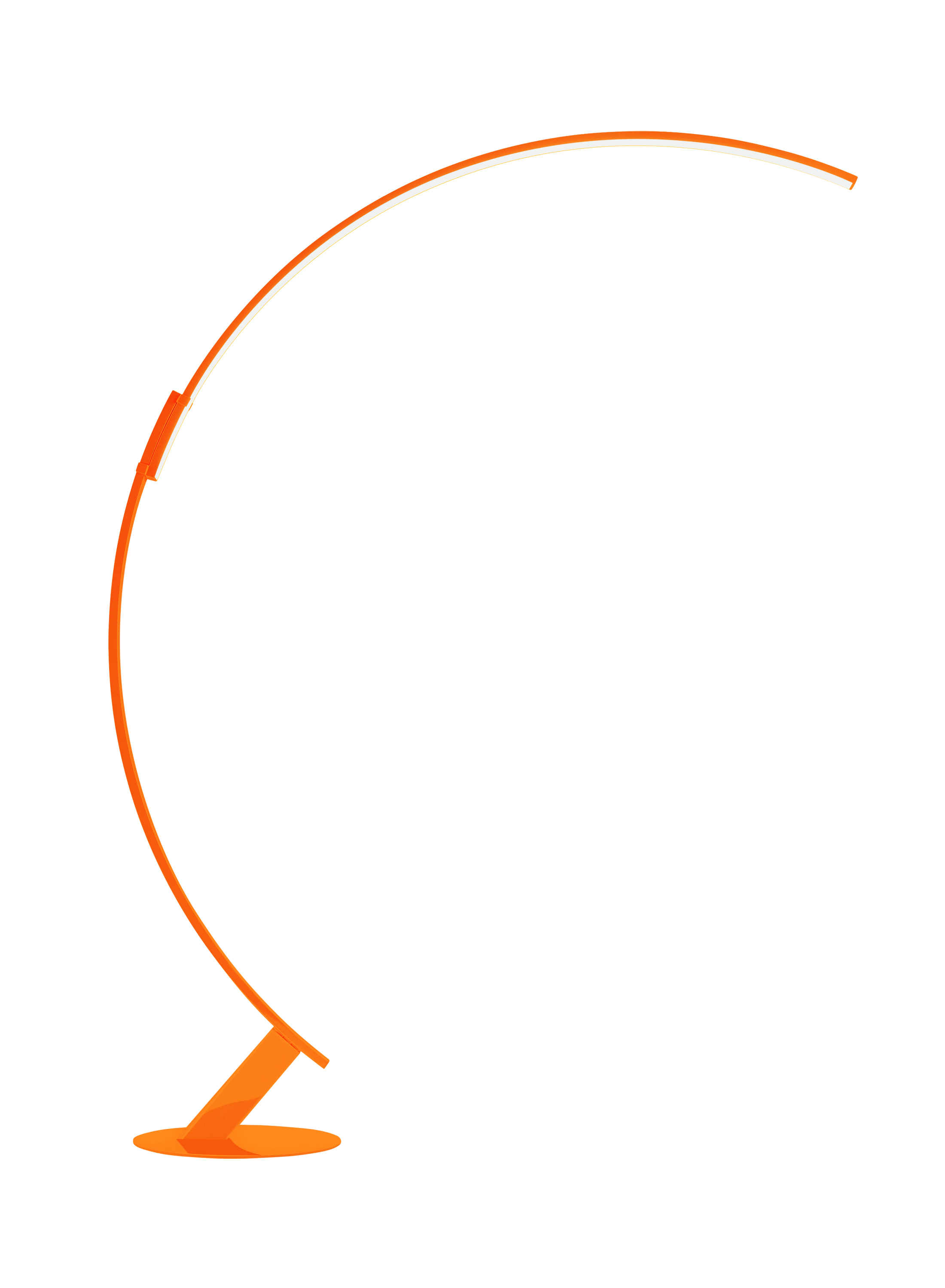 Kundalini LED-Bogenleuchte KYUDO Orange K048133AREU 8015086012641