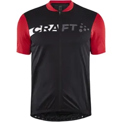 CRAFT Core Endur Logo Fahrradtrikot Herren 999430 - black/bright red S