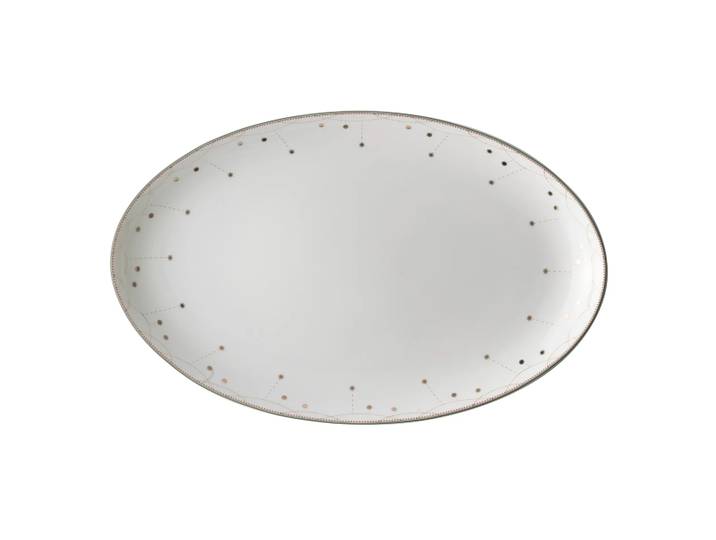 Wik & Walsøe Plat à service Julemorgen oval 39 cm