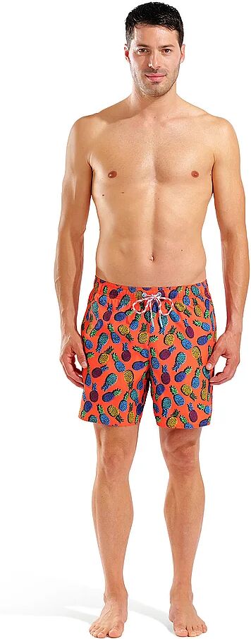 ARENA Herren Badeshorts Beach Boxer Allover orange   L M