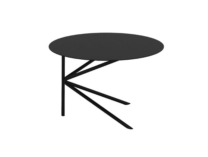 MEME DESIGN table basse TWIN BASSO (Noir - Métal)