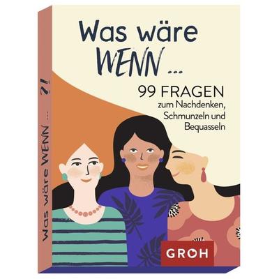 Was wäre wenn ...?! 99 Fragen zum Nachdenken, Schmunzeln und Bequasseln, Game von , Groh, 978-3-8485-0024-6