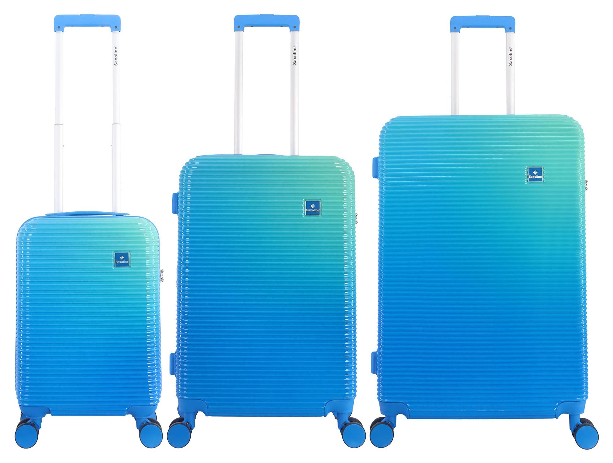Saxoline Koffer-Set Twist mit TSA-Schloss Blue One SIze