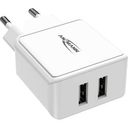 Ansmann HomeCharger HC212 USB Ladegerät 12 W 2x USB-A Weiß Innenbereich 1001-0114