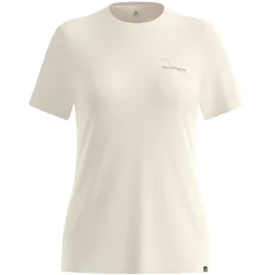 Odlo, Damen, Funktionsshirt, MERINO 160 POSTCARDS (L), Beige, L