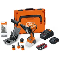 Fein 4-Gang Akku-Bohrschrauber im Anwender, ASCM 18-4 QM AS Metal Advanced Top Set - 71161563000
