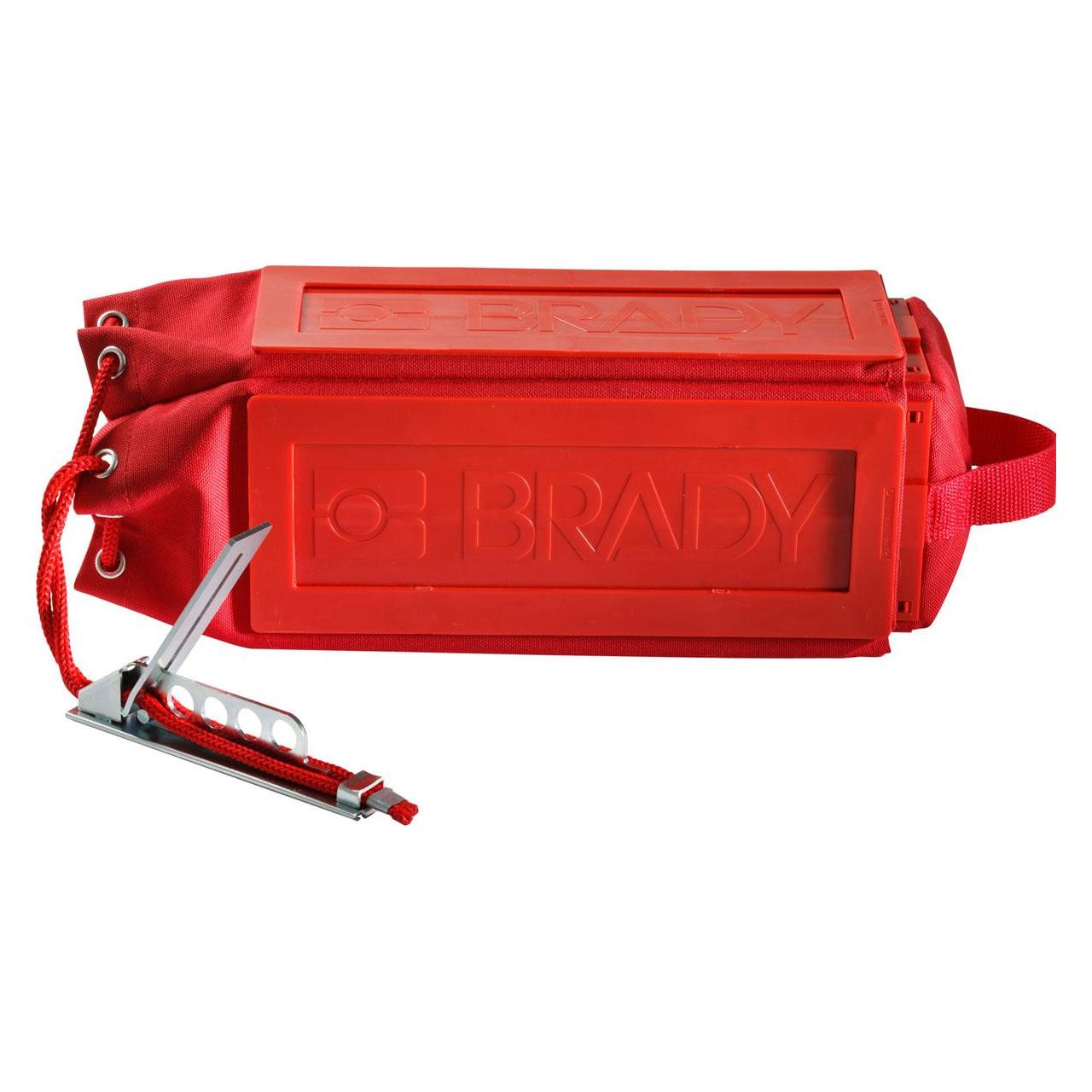 Brady Haengetaster-Sicherung Nylon & ABS Plastic Rot 127.00 x 279.40 50.80 mm (150587)
