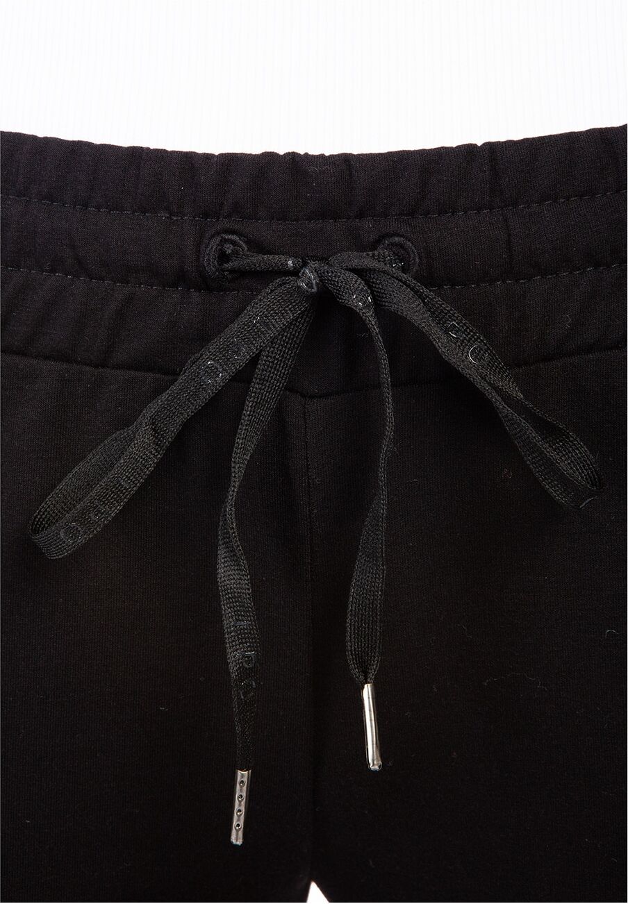 Radlerhose LPO "Damen 7/8-Hose Pietra 2", Damen, Gr. 36 (S), Normalgrössen, schwarz, Jersey, 76% Polyester, 20% Viskose, 4% Elasthan, loose fit 7/8-Länge, Hosen Radlerhose, Eingrifftaschen, weiche Schlingenware schwarz 36 (S), Normalgrössen