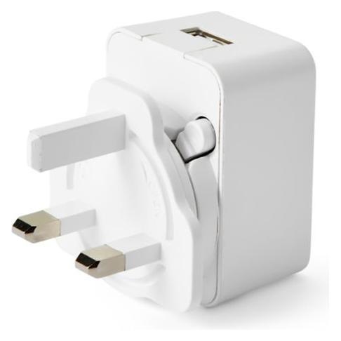Roberts USB Travel Power Adapter EU/UK 2.1A (USBPOWER)