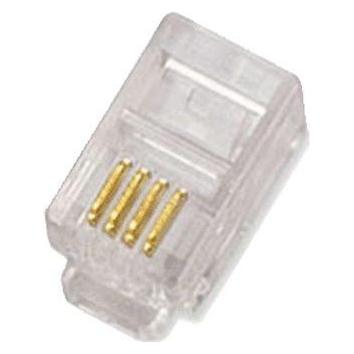 Datacom Connector RJ10 UTP cable 4p4c bal.10pcs (4101)