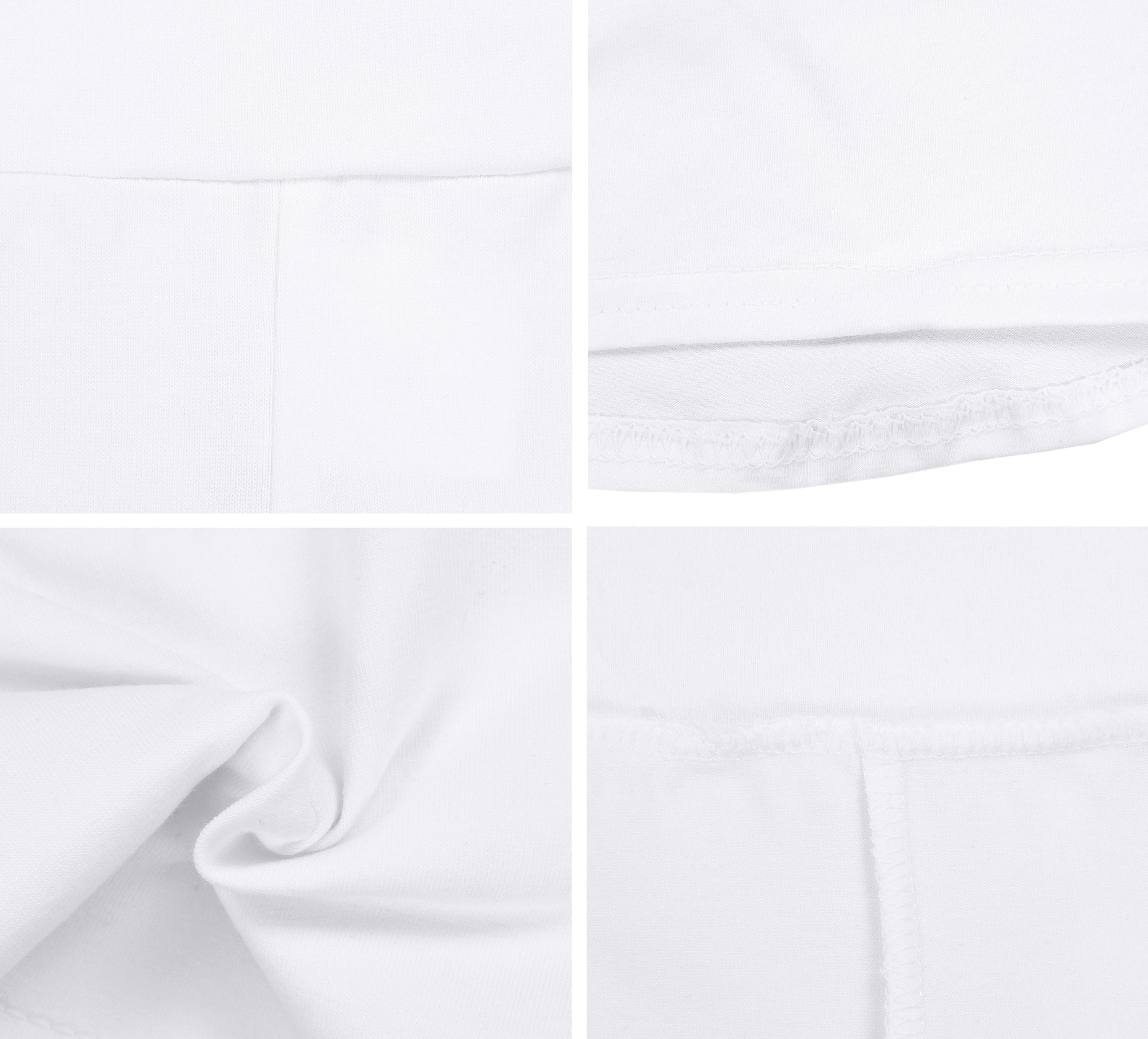 Hotpants ALKATO "Shorts Alkato Damen Sport Shorts mit Hohem Bund", Damen, Gr. 34, N-Gr, weiß, Obermaterial: 95% Baumwolle CO. 5% Elasthan EL., Hosen Hotpants