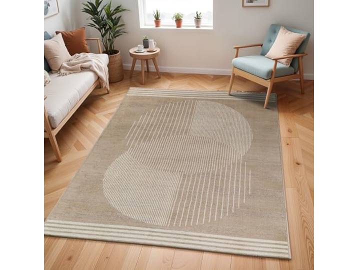 Livabliss Enso 2 Mombasa Teppich 200x275 cm – Braun, Beige
