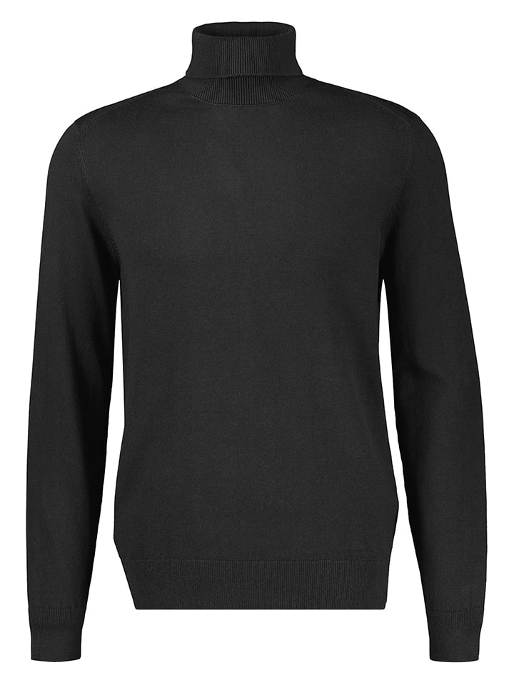Lerros Rollkragenpullover in Schwarz - XXL