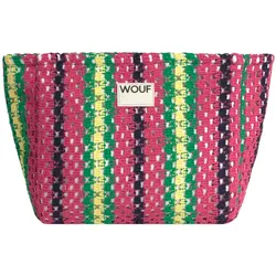 Wouf Crochet Kulturbeutel 30 cm, Necessaire, Blau