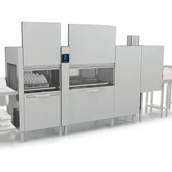 Virtus Korbtransportmaschine mit Vorwasch-, Wasch- und 2-fach Nachspülzone, 270 Körbe/ Stunde (GLB0050/CN)