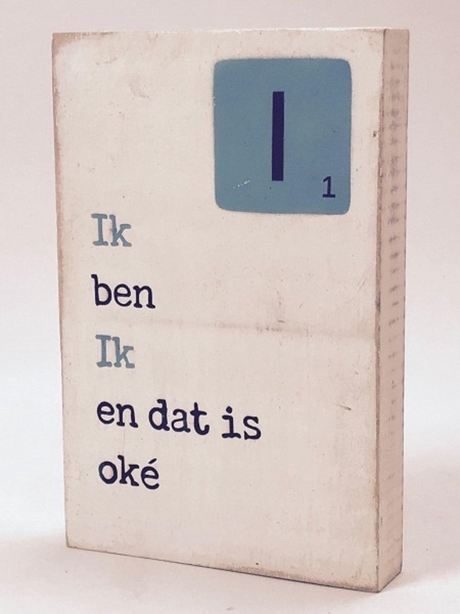 Ik Tekstblok 10x15 cm, 2 cm dik