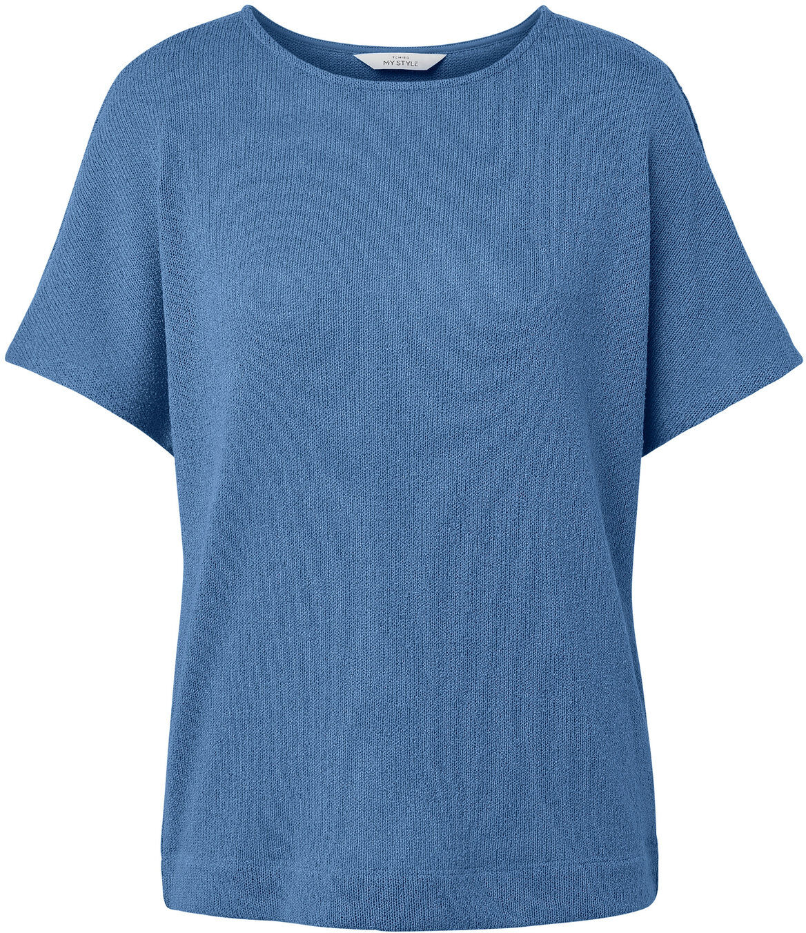 Tchibo - Strukturiertes Shirt - Damen - Gr. M - blau